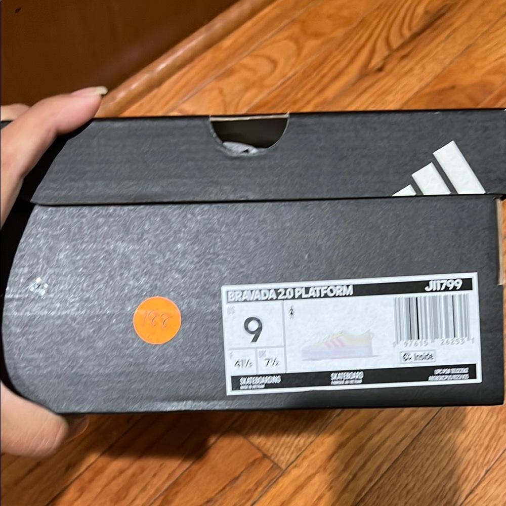 Adidas Bravada 2.0 Platform Shoes - white and pink